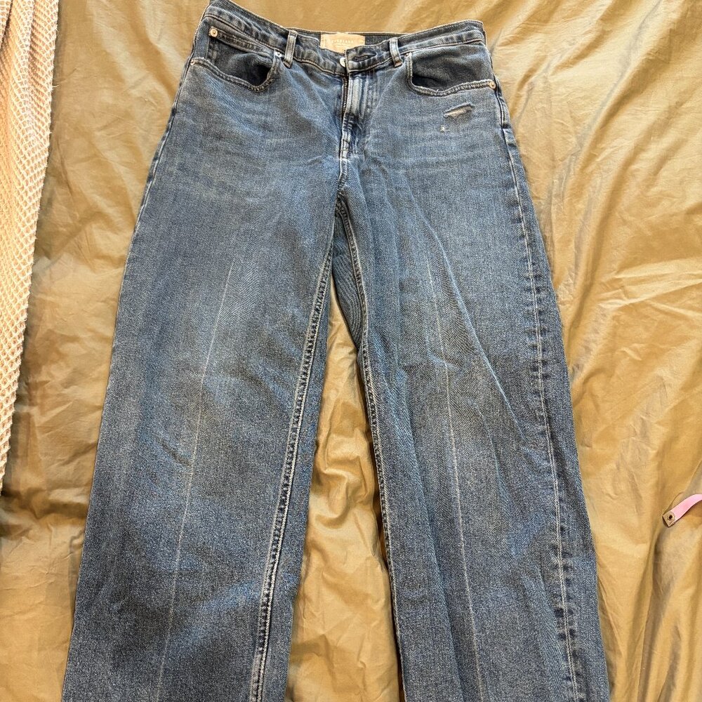 Everlane The Way-High Jean | Size 29 | Wide Leg | Organic Cotton Denim | Medium